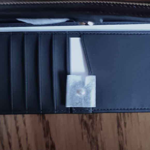 **HP/PD** New Kate Spade staci saffiano leather large wallet, black - Picture 6 of 8